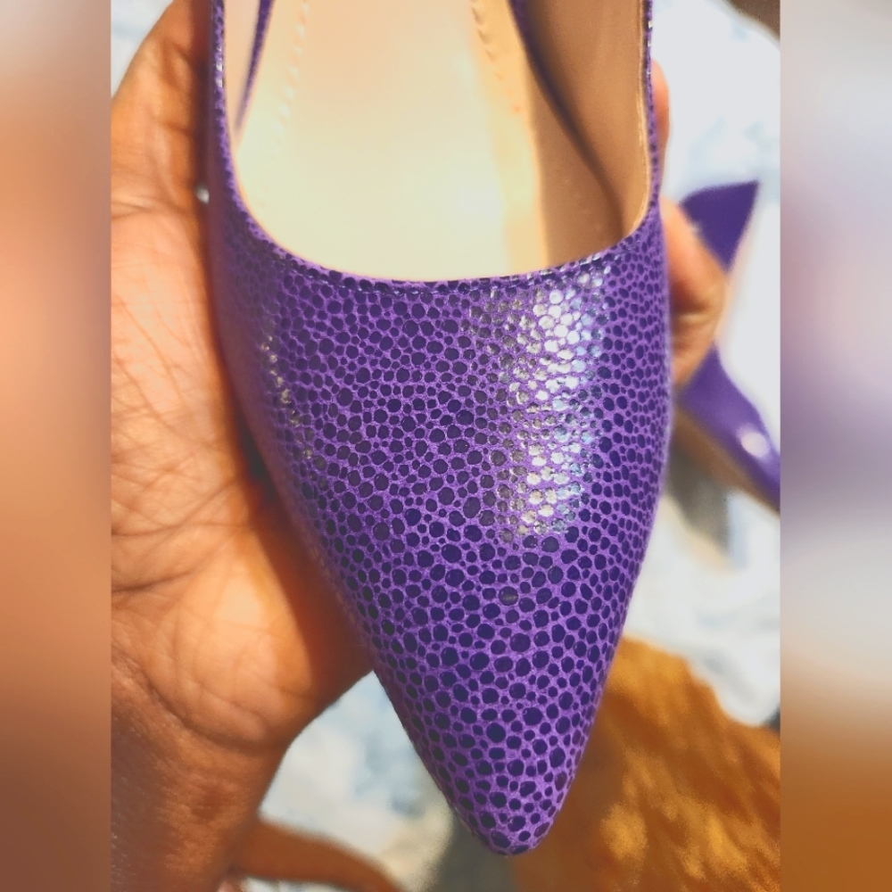 Purple Pumps